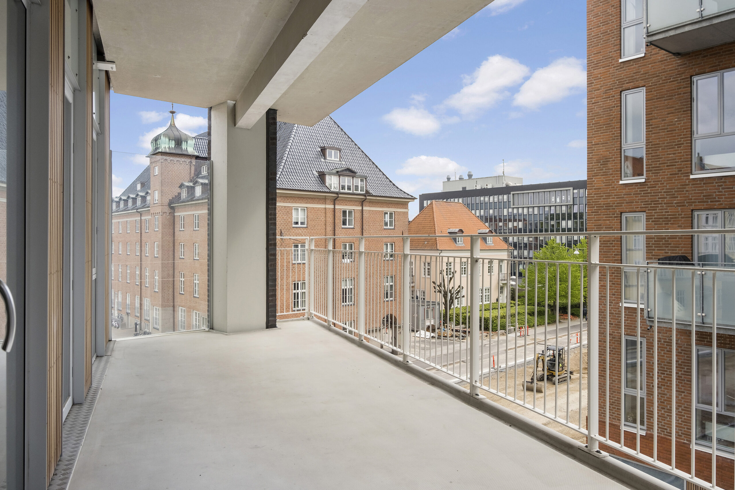 Lækker lejlighed med stor altan på Godsbanearealet i Aalborg