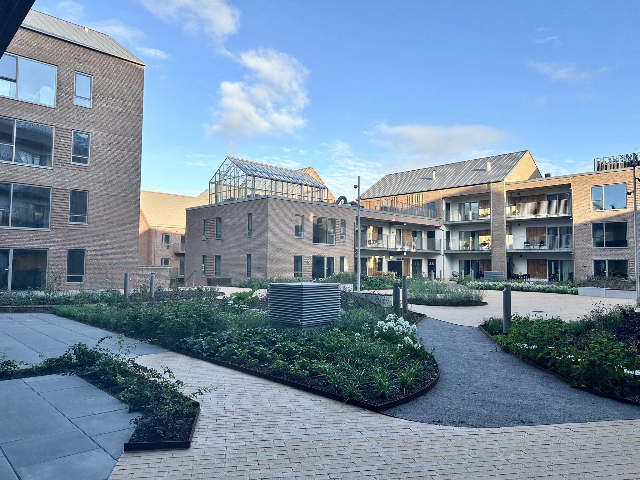 Nybygget lejlighed med fjordudsigt