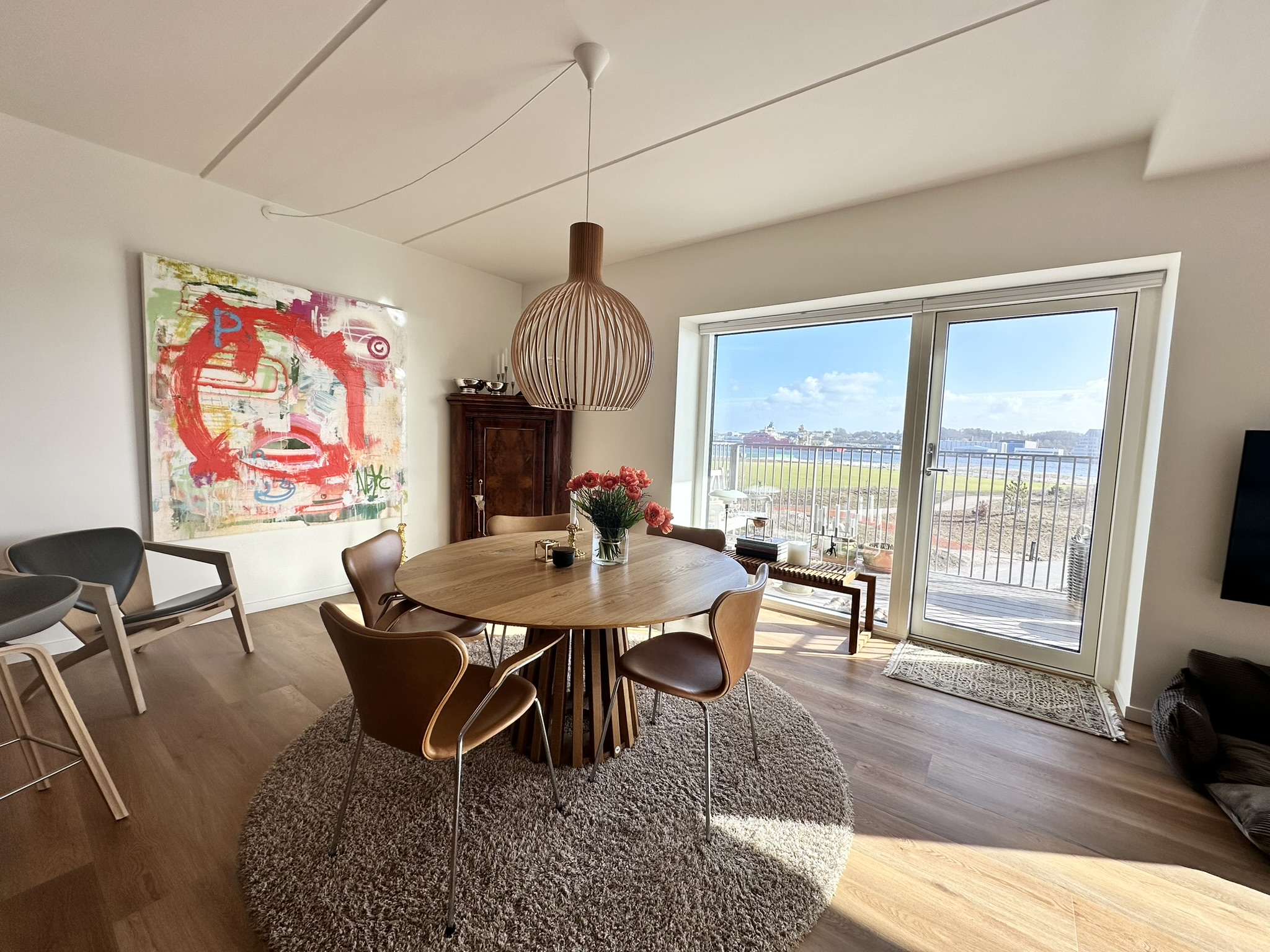 Lækker 3-værelses med fjordudsigt og stor altan