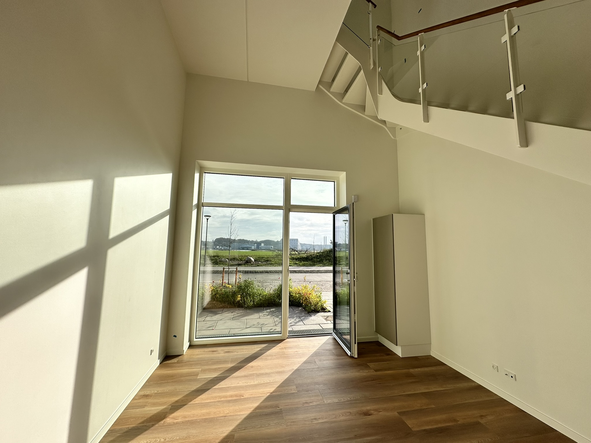 Rækkehus med skøn fjordudsigt